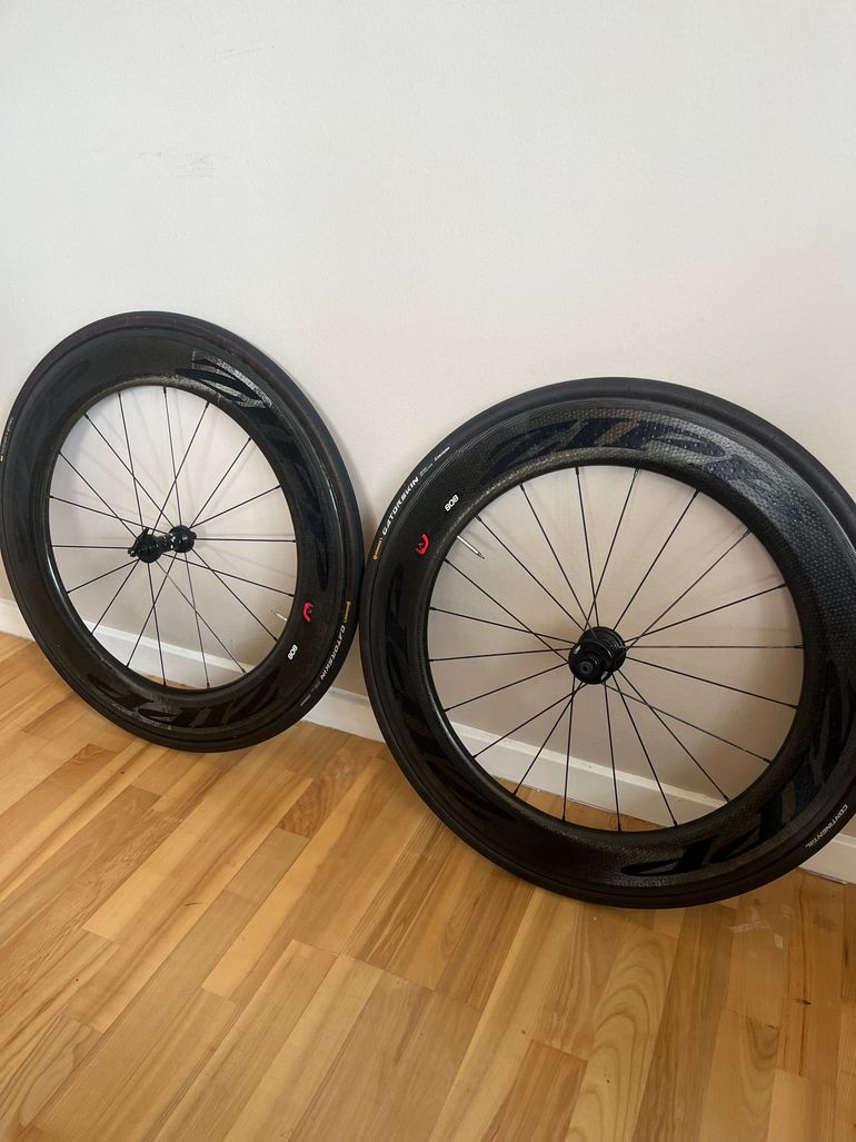 Used Zipp 808 Firecrest tubular rim brake 2020 bike — image 1 of 4