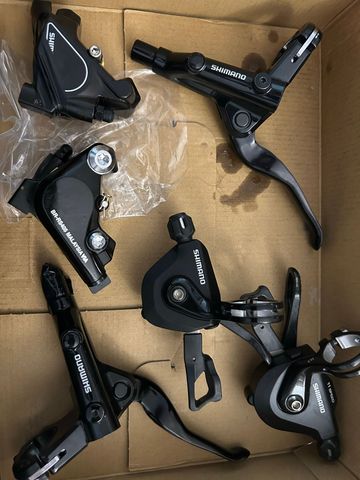 Použité Shimano Freno a Disco Idraulico BL-RS600 + BR-RS405 Set Posteriore 2020 Brakes