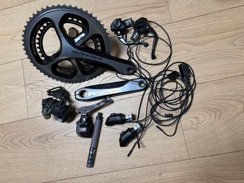 Used Shimano Dura-Ace Di2 9070 Time Trial Groupset bike