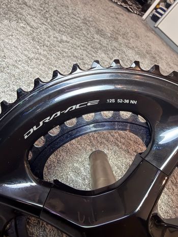 Used Shimano Dura Ace Kurbelgarnitur FC-R9200 2021 bike — image 3 of 4
