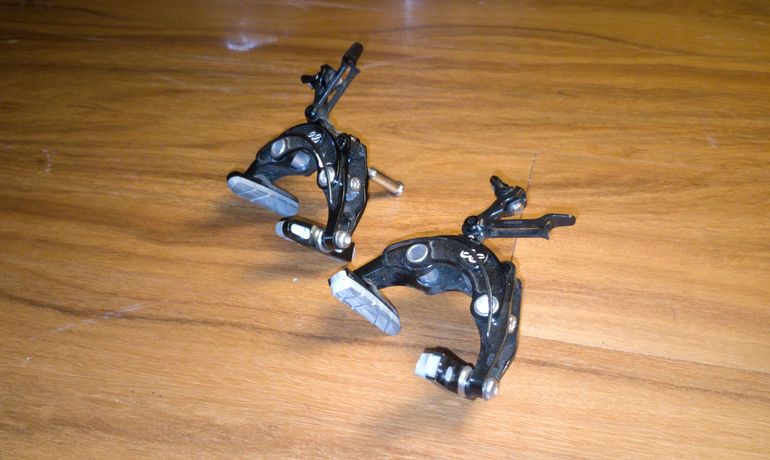 Used Cane Creek eeBrakes Gen 4 Center Mount Brakeset Rim Brake Calipers 176g 2018 bike — image 1 of 12