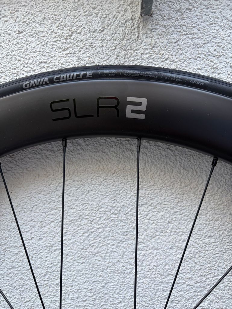 Used Giant SLR2 50 Disc Brake Wheelset with tires 2026 bike — image 8 of 9