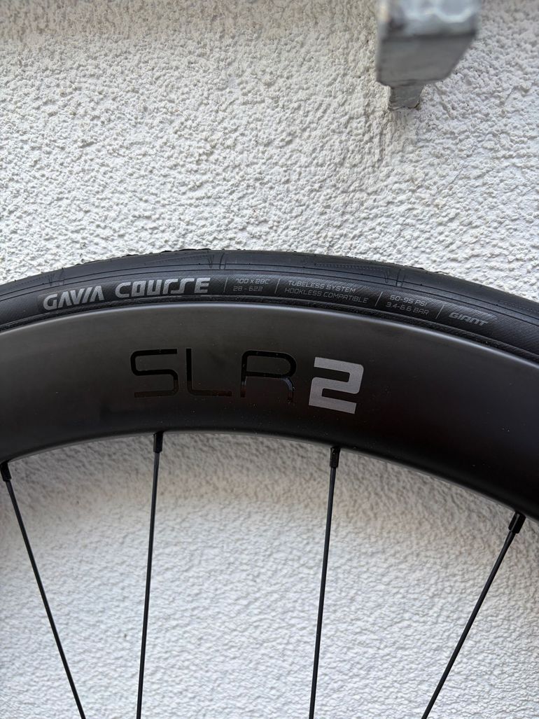 Used Giant SLR2 50 Disc Brake Wheelset with tires 2026 bike — image 3 of 9