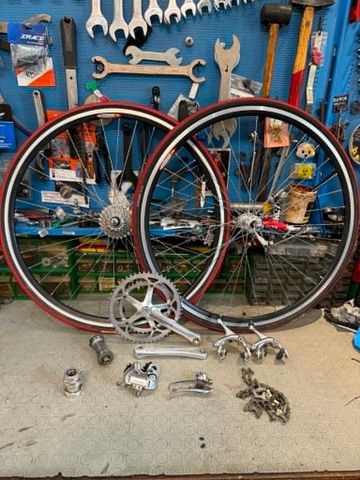 Campagnolo VELOCE. 2x8s. 1990's. Groupset usato