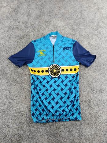 Used fast maillot velo homme taille l -24 6239 cyclisme route respirant retro look bike