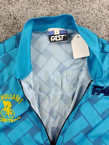 Used fast maillot velo homme taille l -24 6239 cyclisme route respirant retro look bike — image 4 of 6