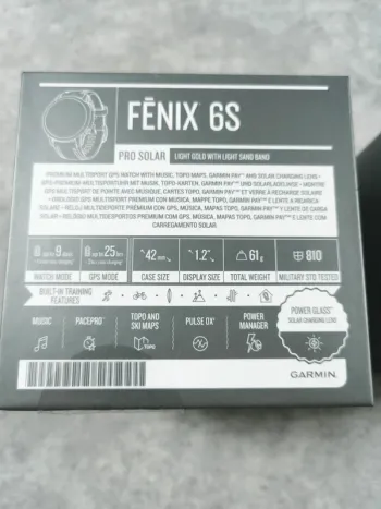 Used Garmin fenix 6S pro solar bike — image 7 of 7