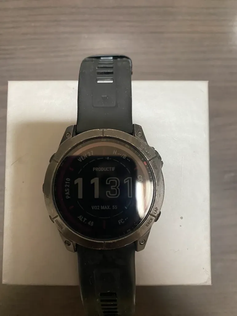 Used Garmin FENIX 7X Sapphire Solar bike — image 5 of 5