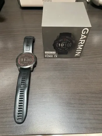 Used Garmin FENIX 7X Sapphire Solar bike