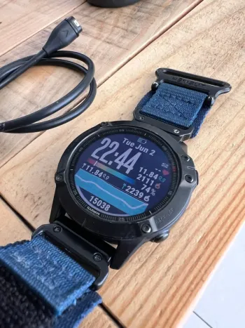 Used Garmin fenix 6 pro bike
