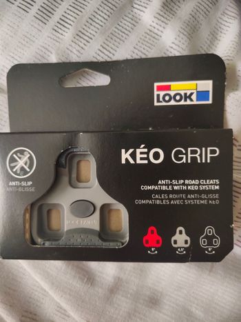 Used Look Keo Grip Cleats bike