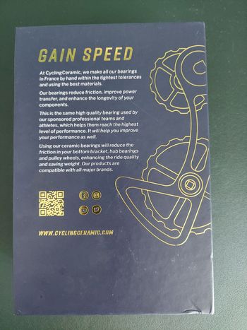 Used Campagnolo Pulegge maggiorate cyclingceramic 12v meccanico bike — image 7 of 8