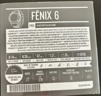 Used Garmin Fenix 6 PRO bike — image 5 of 5
