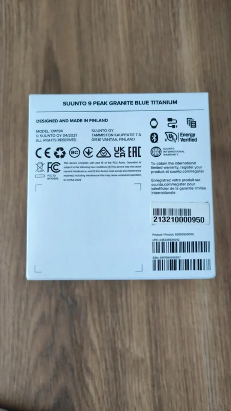 Used Suunto 9 Peak Titanium bike — image 8 of 8