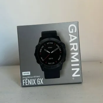 Used Garmin Fenix 6X Sapphire bike