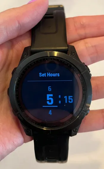 Used Garmin Fenix 7 Sapphire Solar bike — image 2 of 3