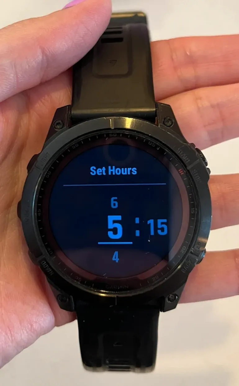 Used Garmin Fenix 7 Sapphire Solar bike — image 2 of 3