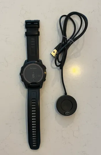 Used Garmin Fenix 7 Sapphire Solar bike