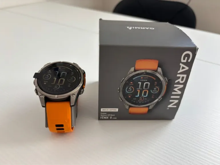 Used Garmin Fenix 8 Amoled Sapphire bike — image 1 of 3