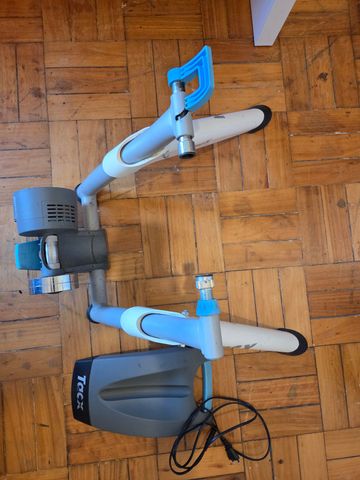 Tweedehands Tacx Flow Smart Trainer with Elite Trainer Wheel and Cassette Cycling Accessories
