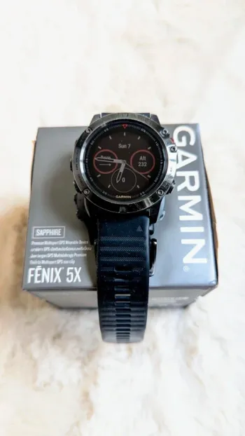 Used Garmin Fenix 5X Sapphire bike — image 2 of 2