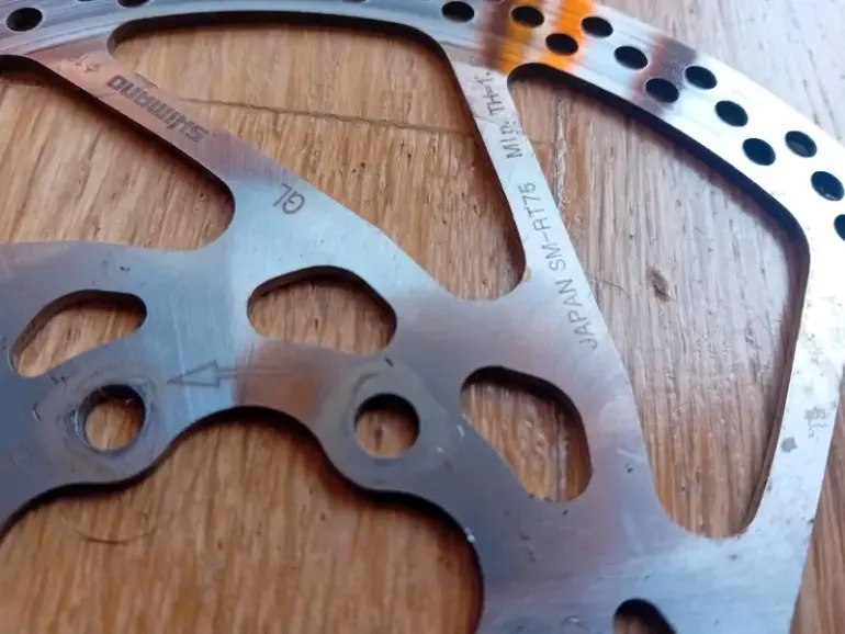 Used Shimano 160mm Disc Brake Rotors bike — image 2 of 2