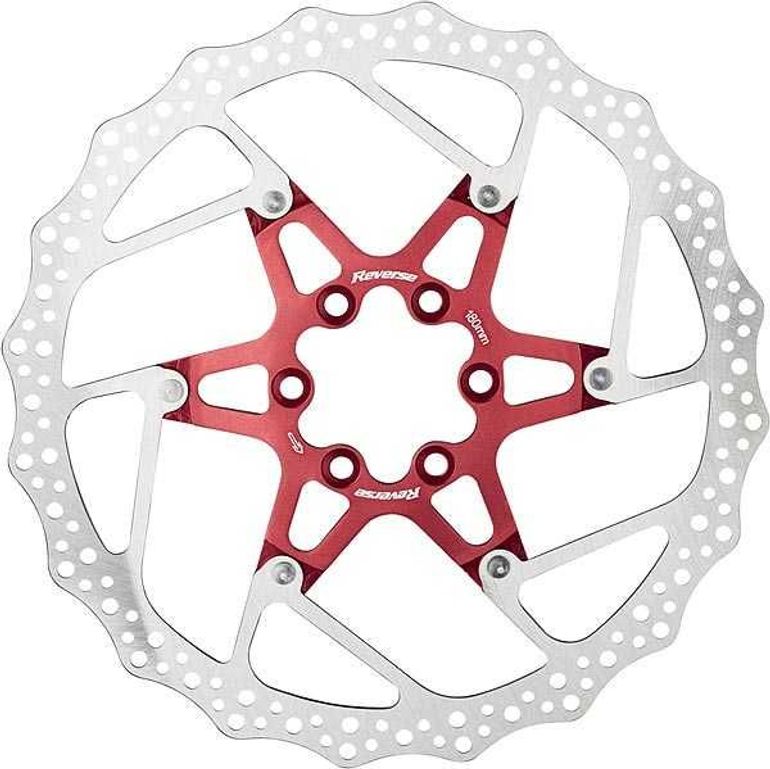 Used Reverse Components , 180mm Disc Rotor red bike — image 1 of 2