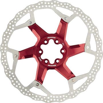 Brugt Reverse Components 200mm Red MTB Disc Rotor bike — billede 2 af 2