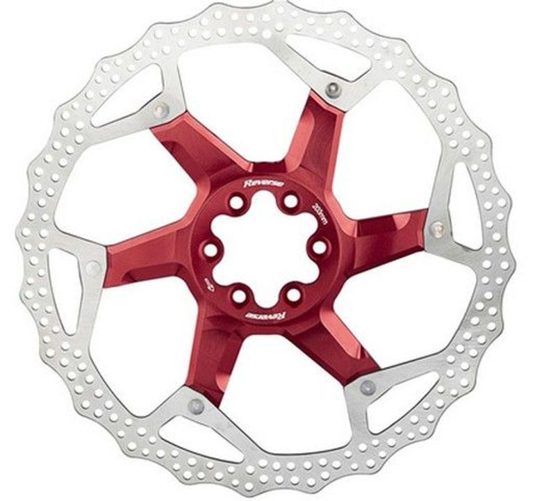Used Reverse Components 203mm Red MTB Disc Rotor bike — image 2 of 2