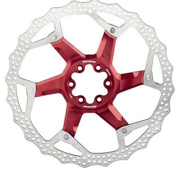 Reverse Components 203mm Red MTB Disc Rotor Brakes usato