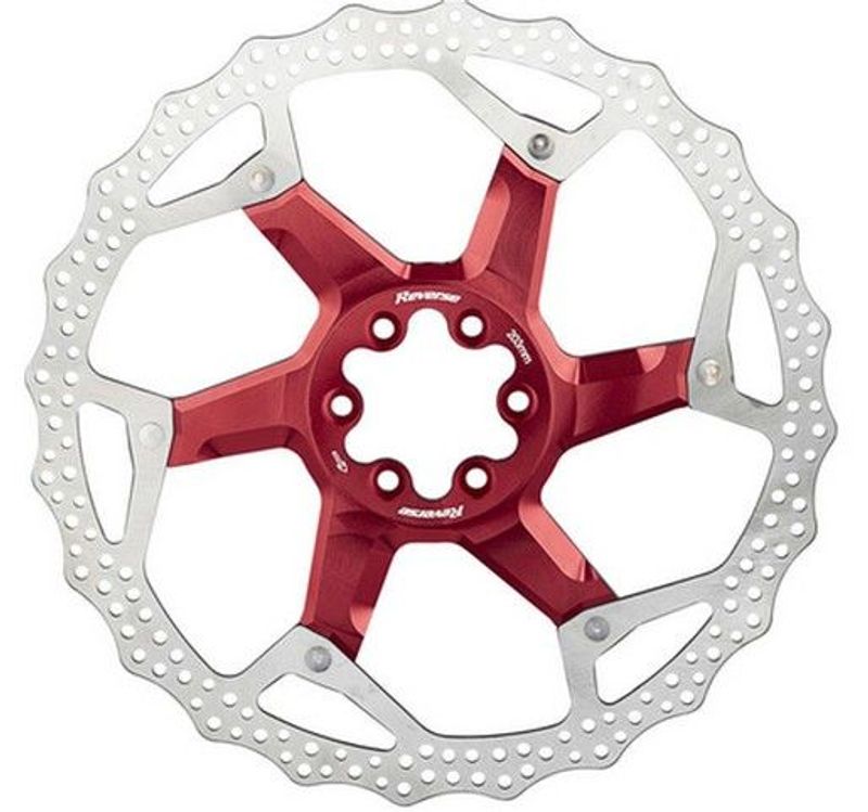 Gebrauchtes Reverse Components 203mm Red MTB Disc Rotor Brakes