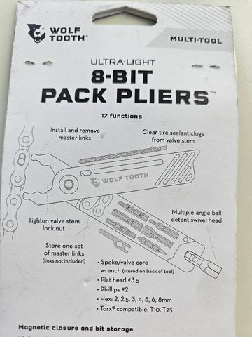 Used Wolf Tooth 8-Bit Pack Pliers 2026 bike — image 6 of 7