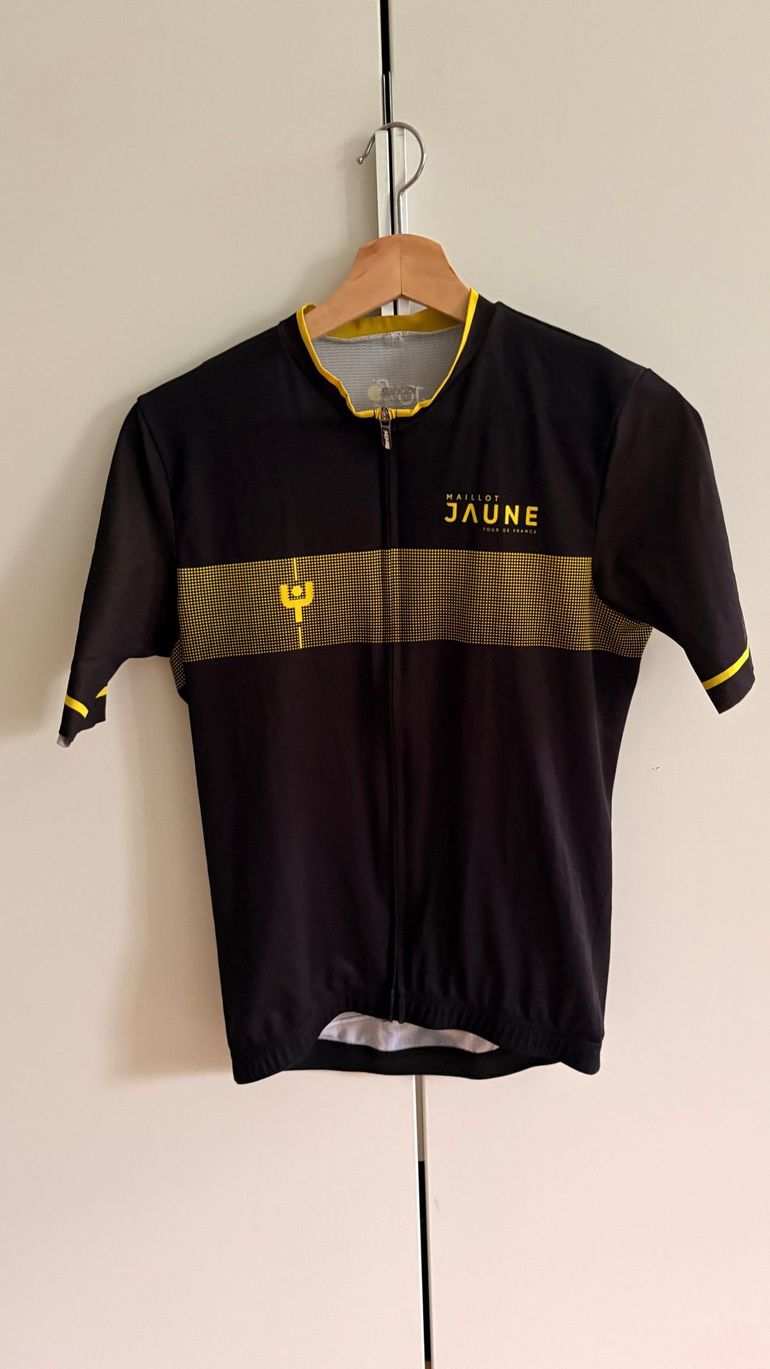 Used Santini Official Tour de France 'YDots' Short Sleeve Mens Jersey 2022 bike — image 1 of 3
