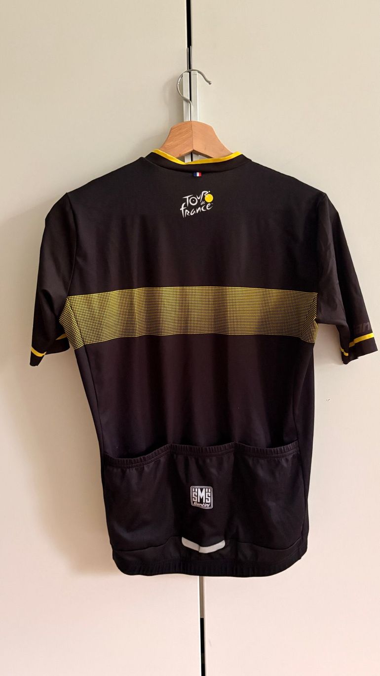 Used Santini Official Tour de France 'YDots' Short Sleeve Mens Jersey 2022 bike — image 2 of 3