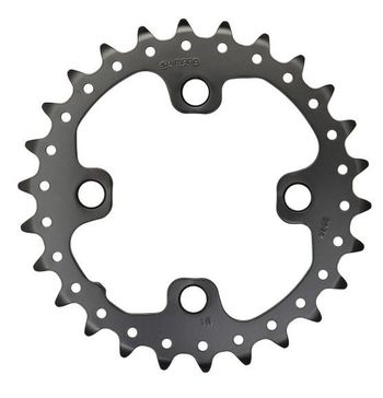 Used Shimano Deore M615/SLX M675/XT M785 10-speed 4-bolt 64mm BCD Chainring bike — image 2 of 2