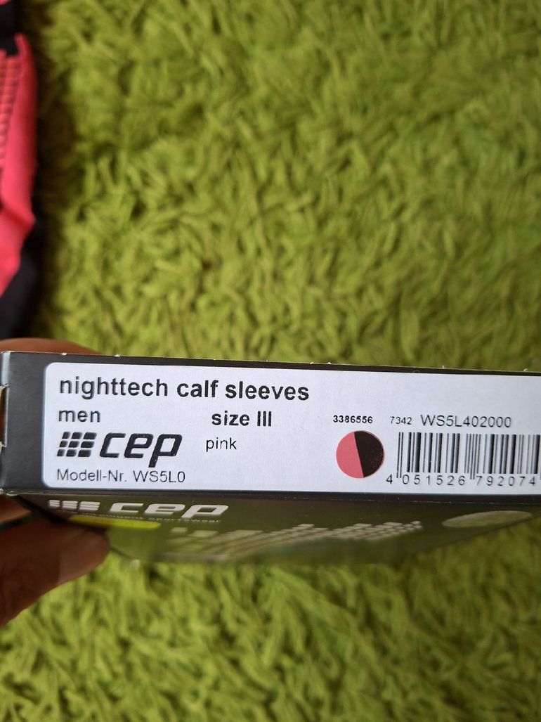 Used CEP Compression nighttech calf sleeves bike — image 2 of 5