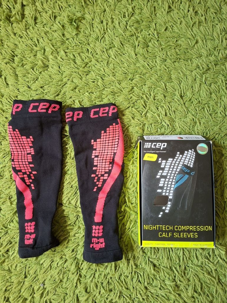 Used CEP Compression nighttech calf sleeves bike — image 1 of 5