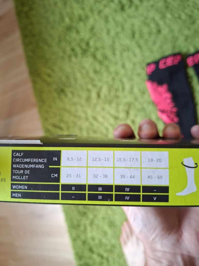Used CEP Compression nighttech calf sleeves bike — image 5 of 5