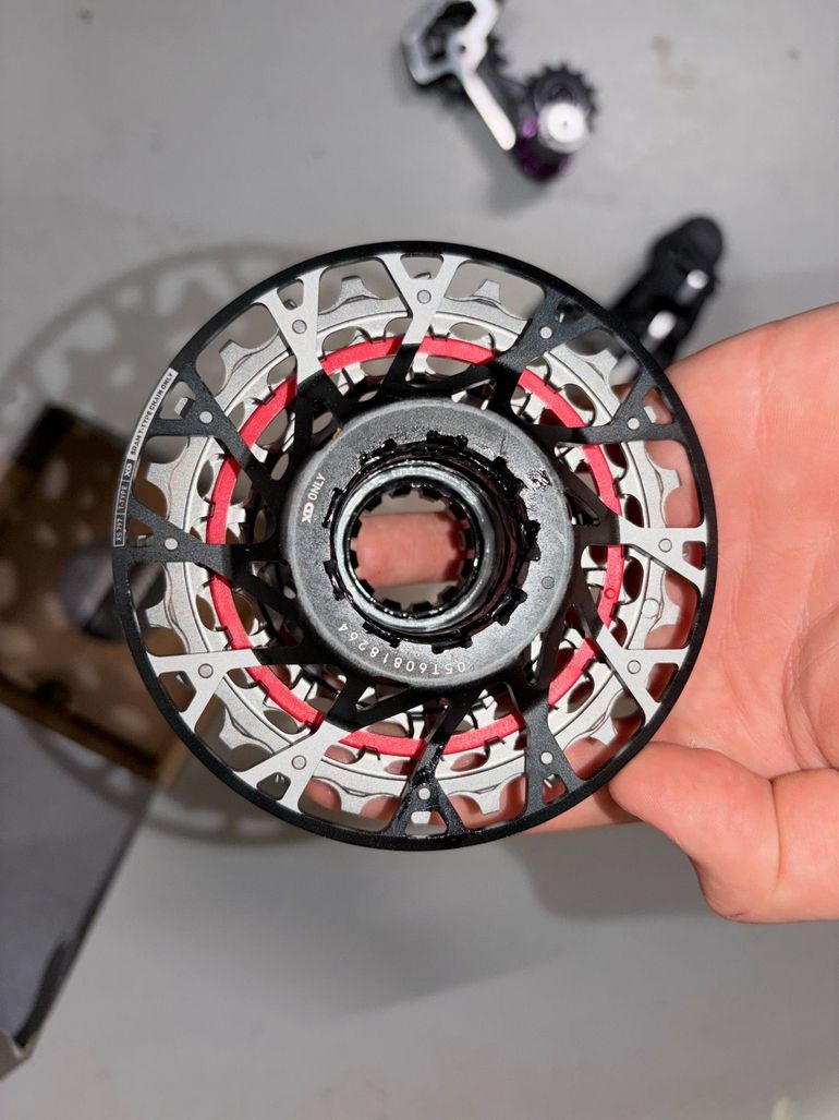 Used Sram 10-24 T TYPE DH AXS XX casette 7 speeds bike — image 2 of 3