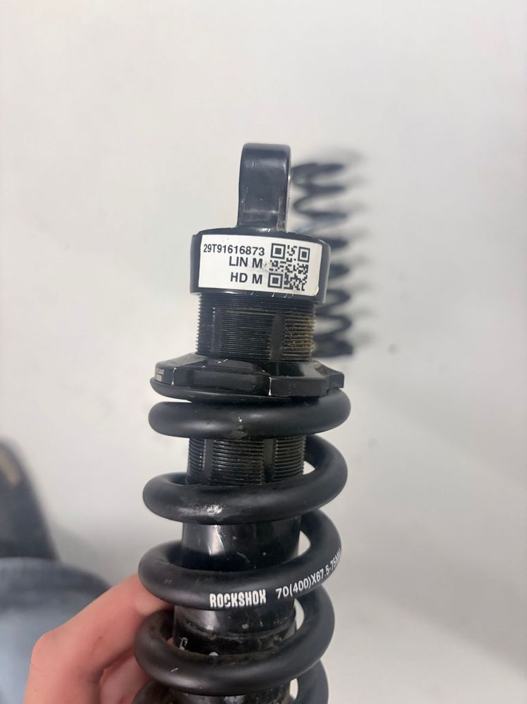 Used Rock Shox Rockshock Super deluxe 250X75 Coil 400lbs and 300 LBS 2023 bike — image 2 of 5