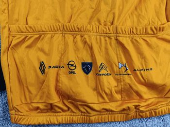 Used Bioracer maillot velo mi-saison homme taille L - 71 5420 - Renault Opel Peugeot Citroën - orange bike — image 6 of 7