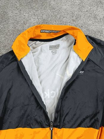 Used Bioracer maillot velo mi-saison homme taille L - 71 5420 - Renault Opel Peugeot Citroën - orange bike — image 4 of 7