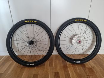 Used Orbea 29 inch wheels with Maxxis Ikon, 12 speed cassette and brake rotors  bike, , 