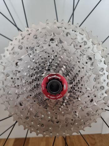 Used Orbea 29 inch wheels with Maxxis Ikon, 12 speed cassette and brake rotors bike — image 6 of 6
