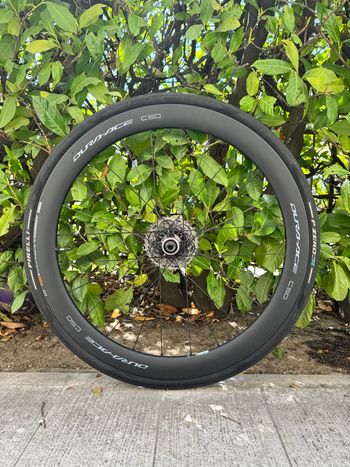 Tweedehands Shimano Dura-Ace C50 Tubeless CL Disc Wheelset 2025 bike — afbeelding 3 van 4