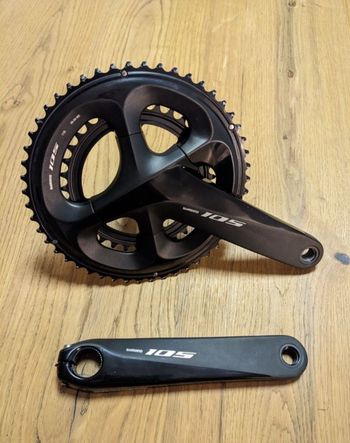 Used Shimano 105 Crankset bike