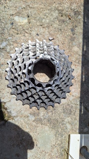 Used Decathlon 6s 11-28 Cassette Drivetrain & Pedals