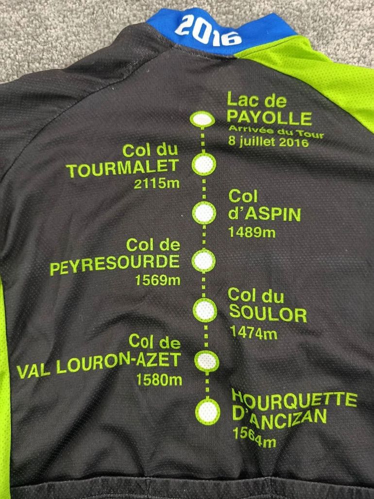 Brugt LMDS maillot velo homme taille m -18 6231 cyclisme route respirant Tour de France 2018 bike — billede 7 af 9