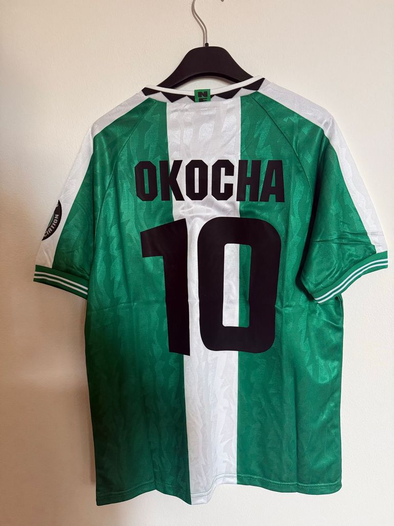 Tweedehands Nike Maglia Nigeria 1996 bike — afbeelding 4 van 5