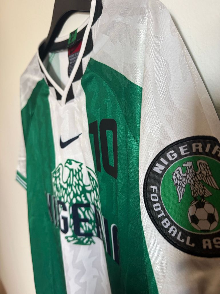 Tweedehands Nike Maglia Nigeria 1996 bike — afbeelding 3 van 5